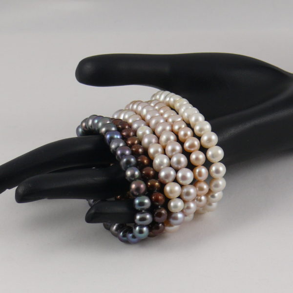 7mm Pearl Elasticated Bracelets