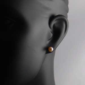 7mm Pink Pearl stud earrings