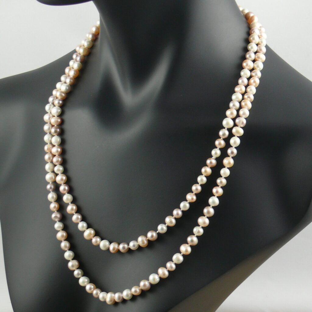 Long Pearl Necklaces The Real Pearl Co